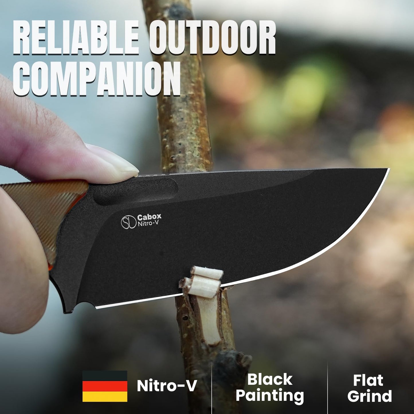 Kizer Cabox Fixed Blade Knife 1048A3