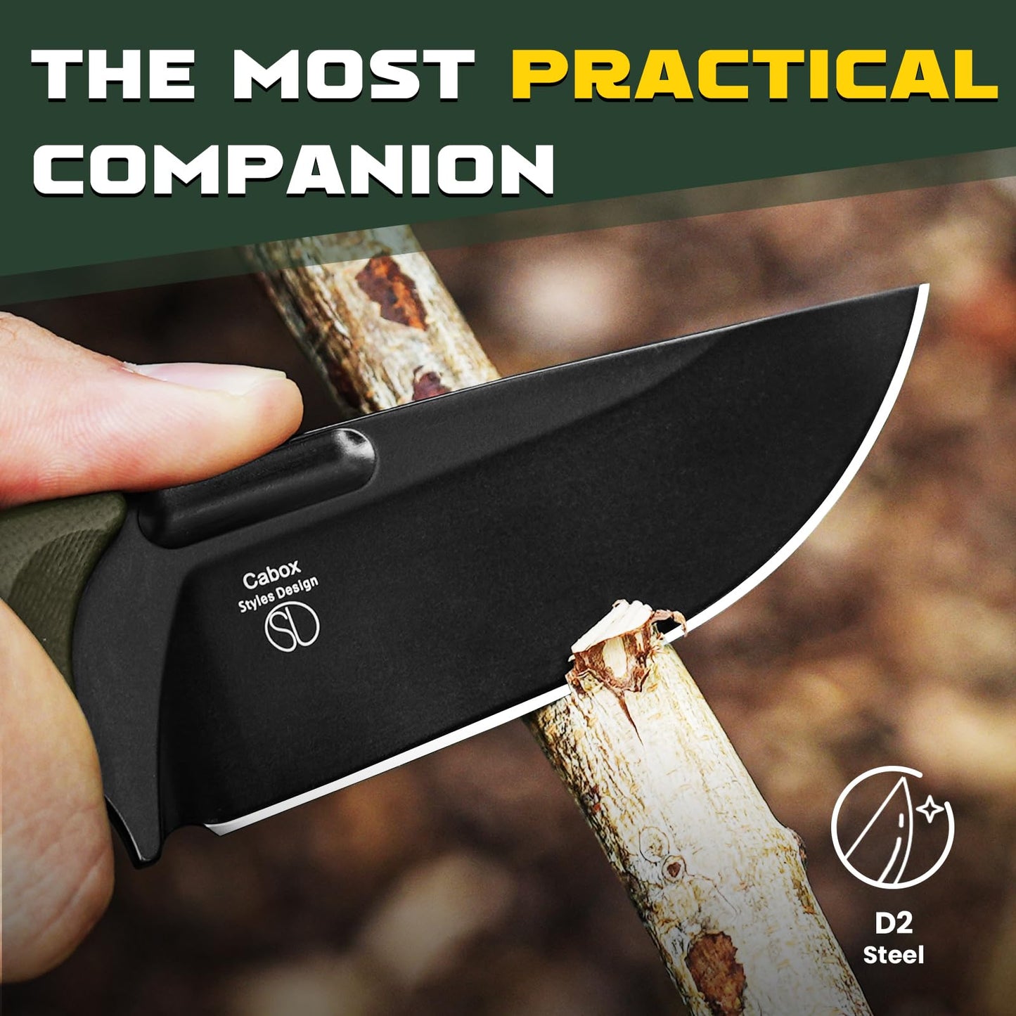 Kizer Cabox Fixed Blade Knife 1048A3