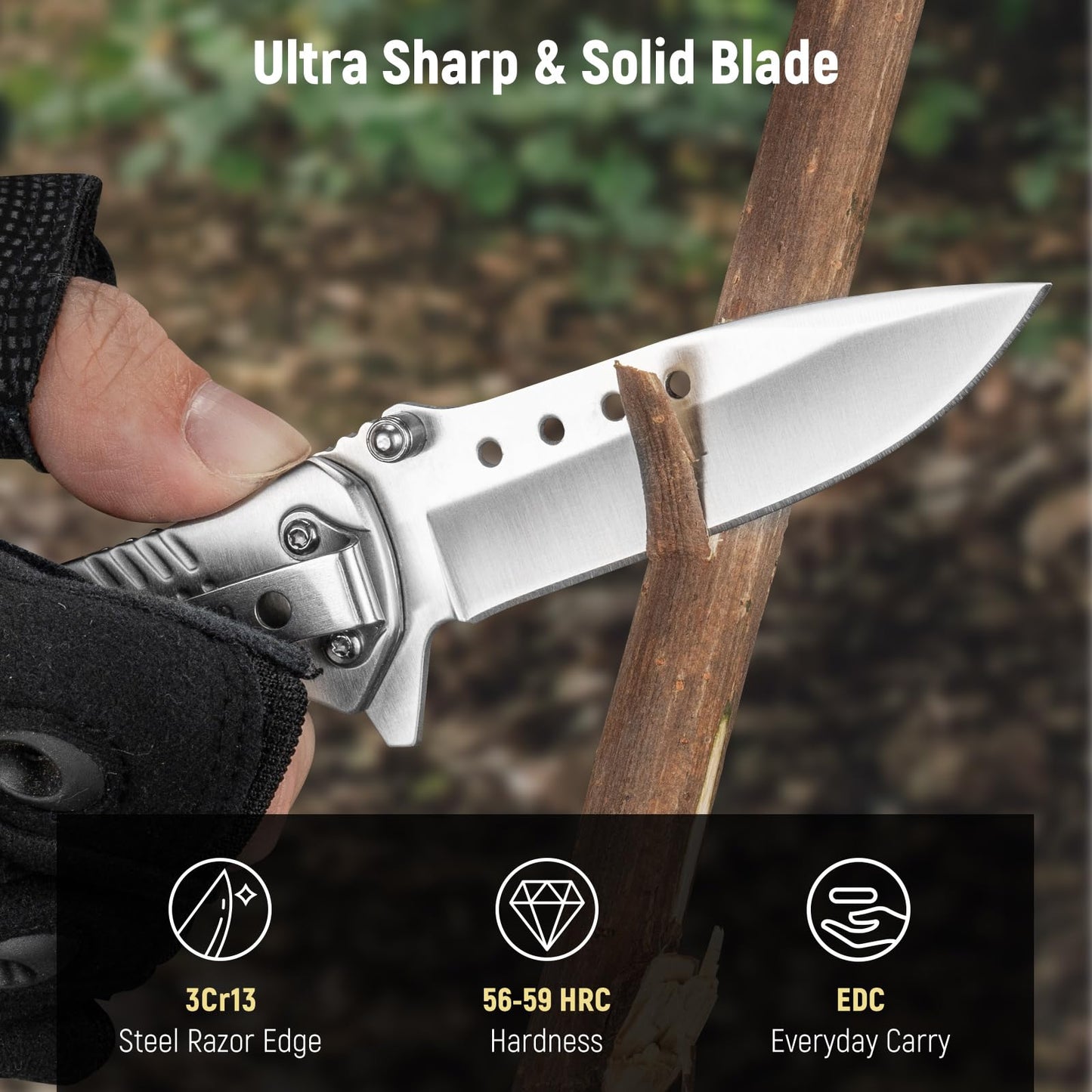 Pocket Folding Knive with Clip