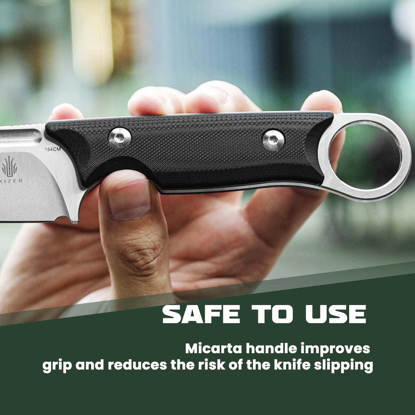 Kizer Cabox Fixed Blade Knife 1048A3