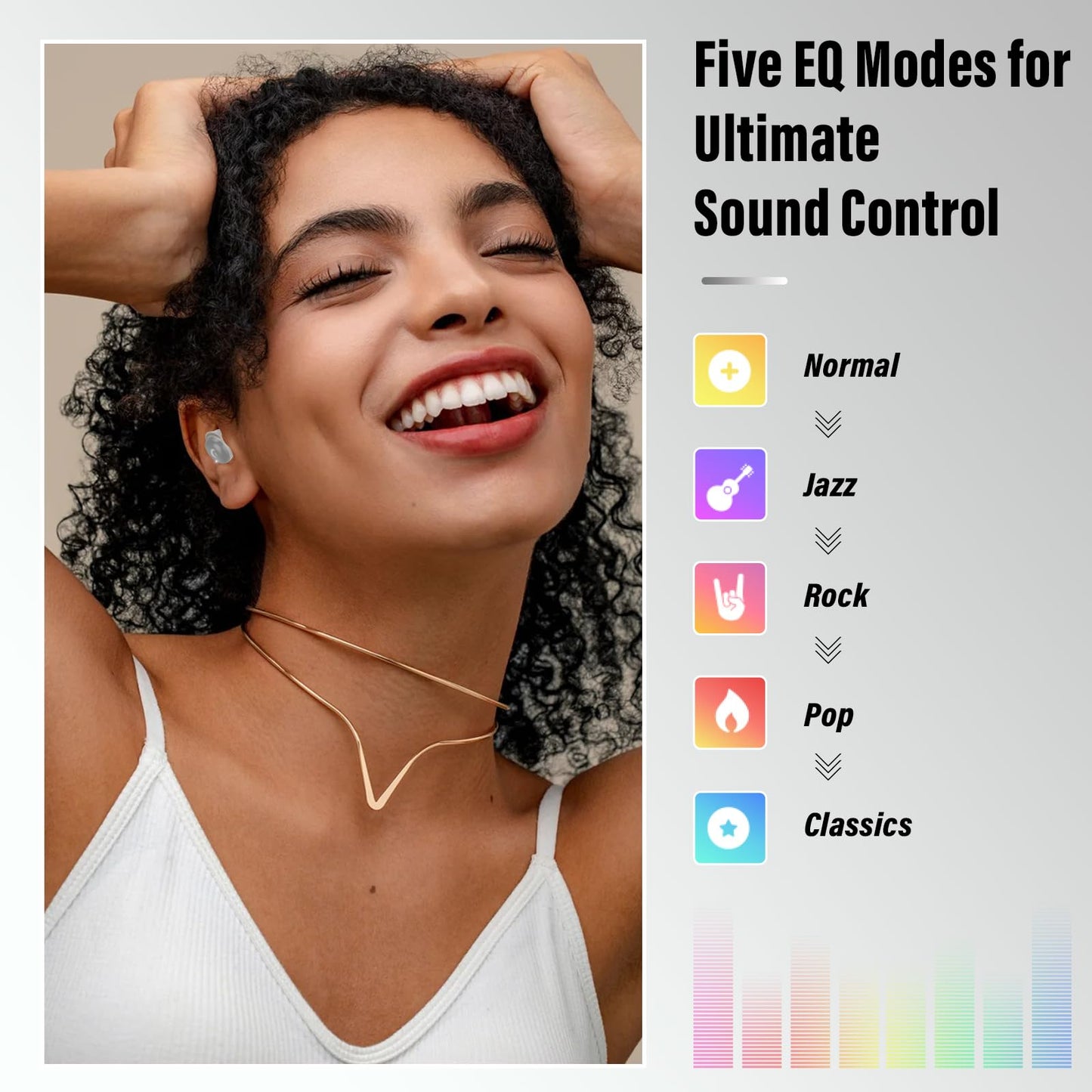 Sleep Earbuds (Bluetooth 5.4-Smart Touch Screen-48H Playtime-IPX7 Waterproof).