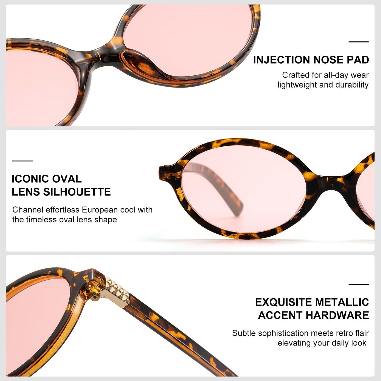 Retro Oval Sunglasses