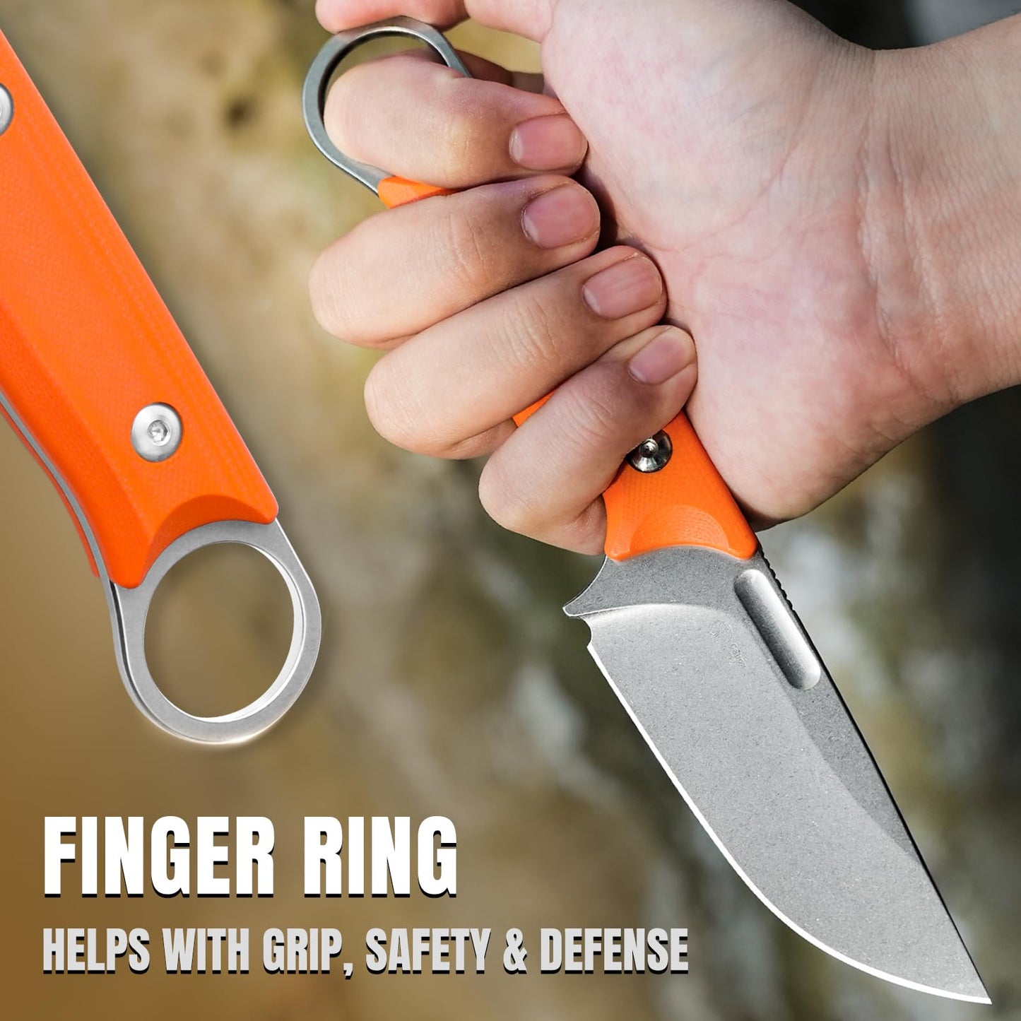 Kizer Cabox Fixed Blade Knife 1048A3