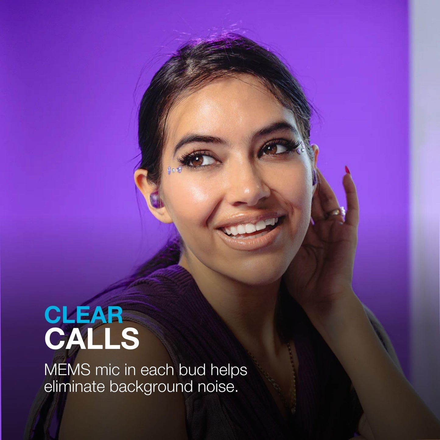JLab Go Pop ANC True Wireless Earbuds & Charging Case.