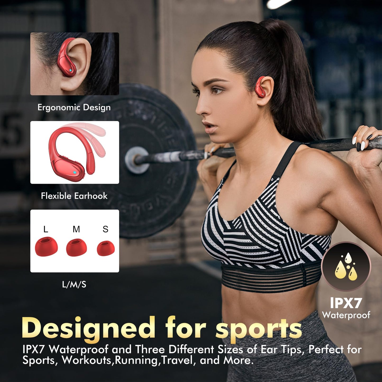 Wireless Earbuds (80Hrs Playtime-PX7 Waterproof).