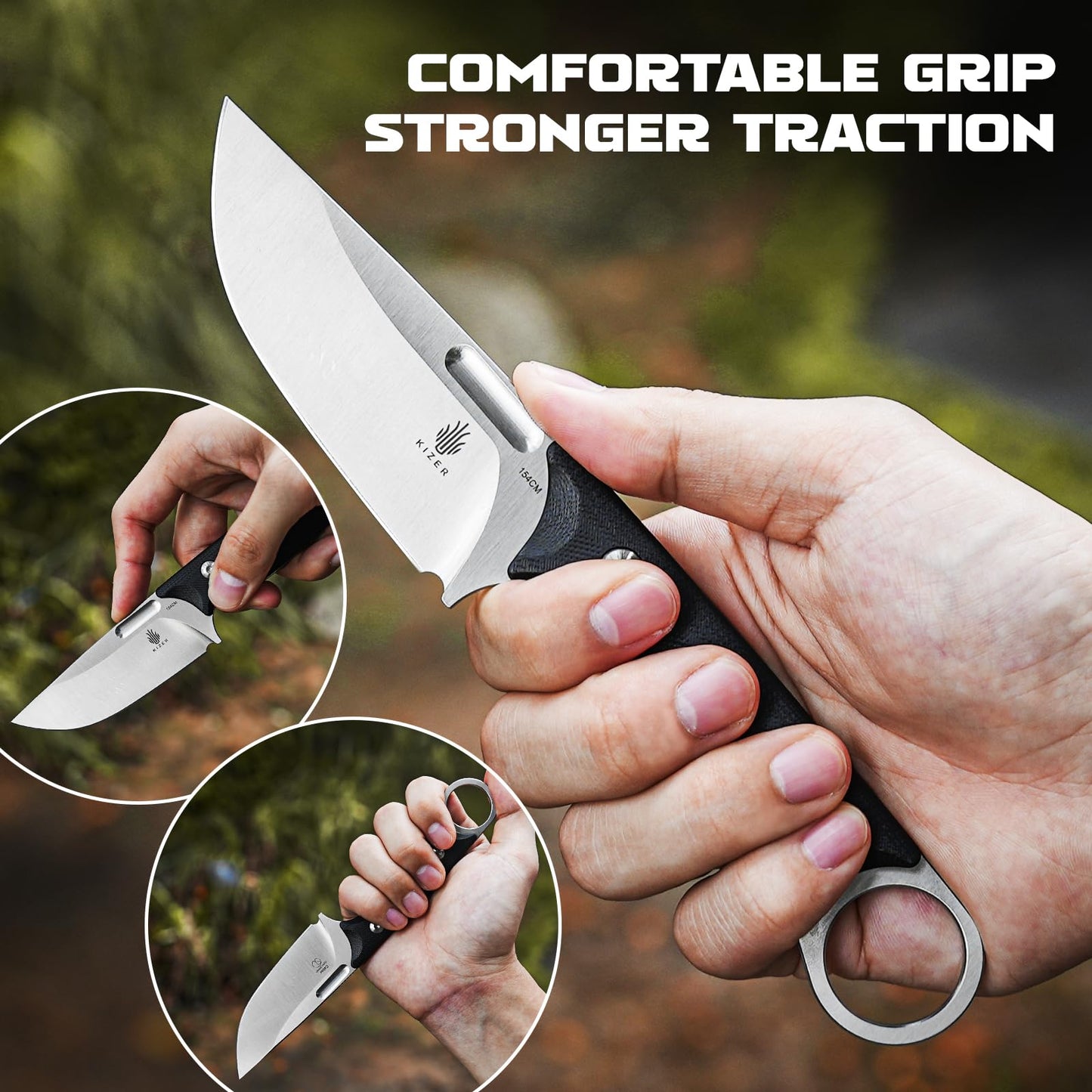 Kizer Cabox Fixed Blade Knife 1048A3