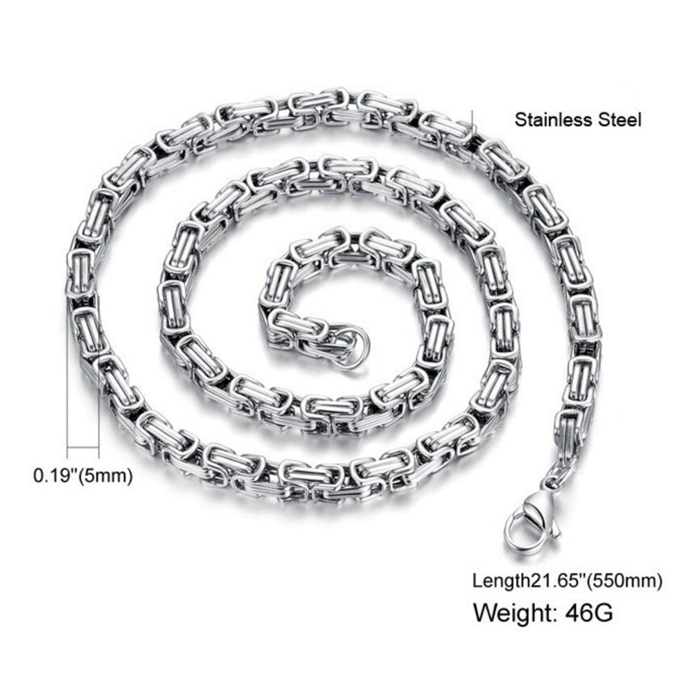 Stainless steel punk Necklace. - PryTheory