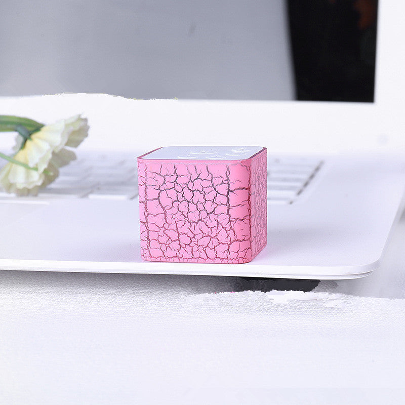 Mini Card Water Cube Colorful Lights External Mp3 Player. - PryTheory