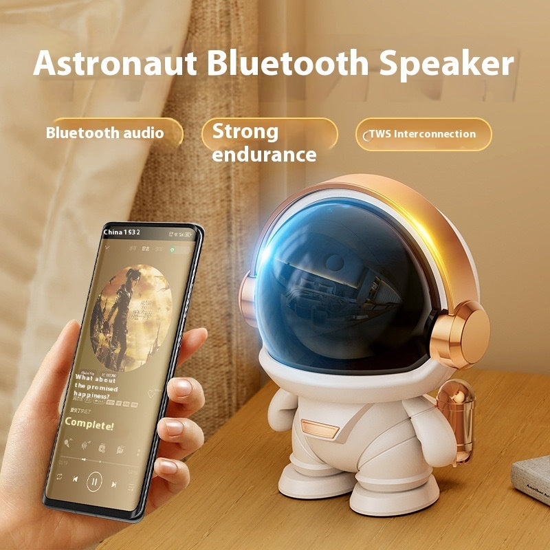 Spaceman Astronaut Wireless Bluetooth Speaker Portable Mini Desktop Creativity Audio Outdoor Subwoofer