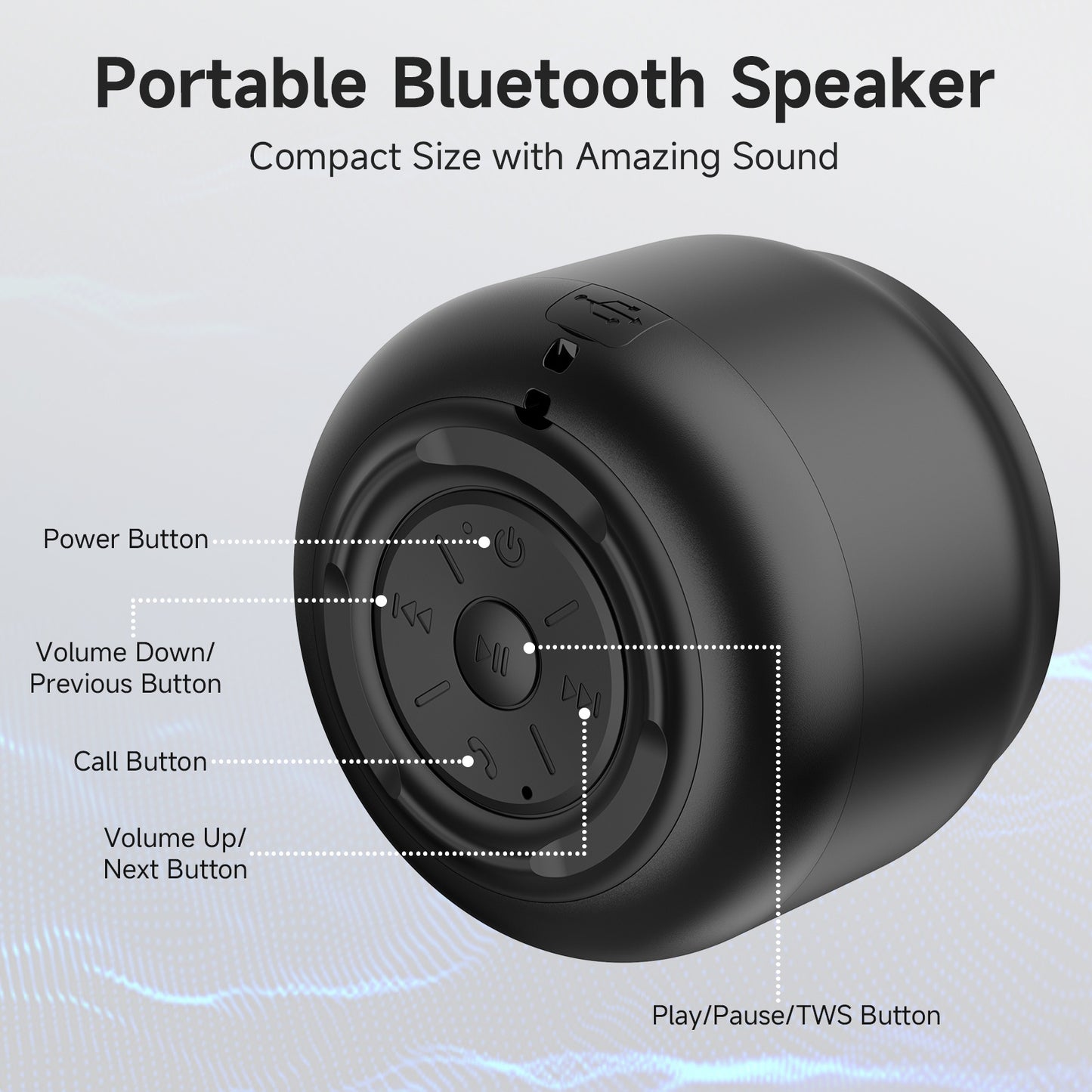 JYX L6 Portable Bluetooth Speaker & Powerful Sound And Deep Bass Party Speaker For Home & Outdoor And Travel. - PryTheory