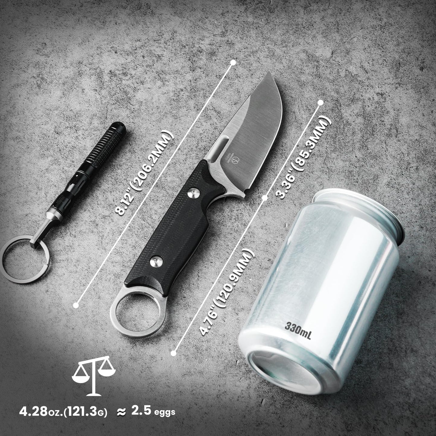 Kizer Cabox Fixed Blade Knife 1048A3