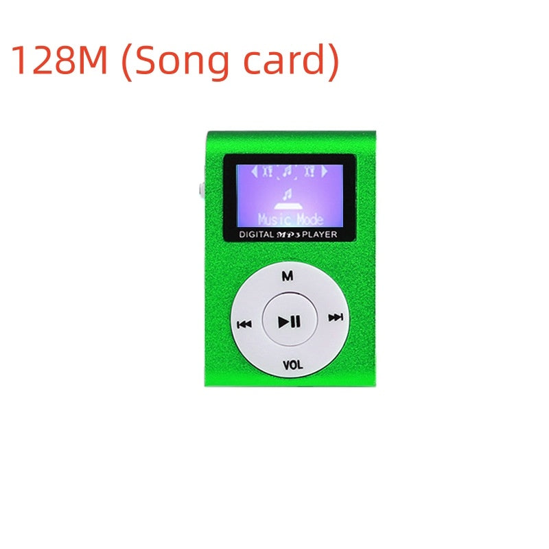 Metal clip mp3 card player cute mini sports iron clip MP3