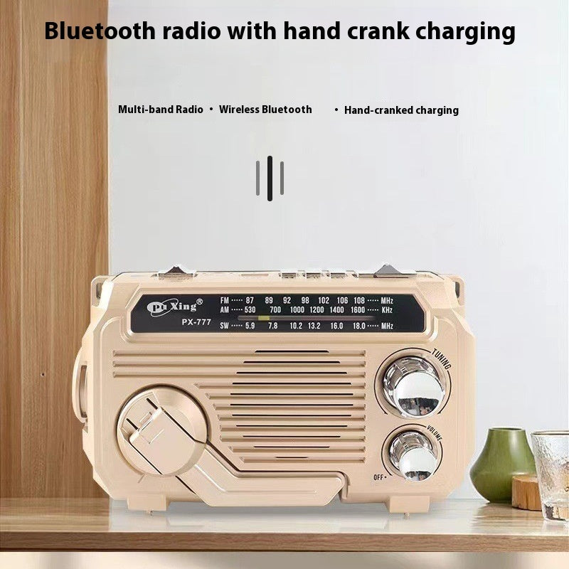 Hand Portable Radio Solar Power Generation Outdoor Bluetooth Speaker - PryTheory