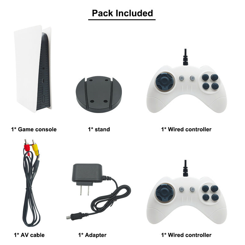 Nostalgic Retro P5 Mini TV GS5 Wired Family Game Console 620 Games - PryTheory