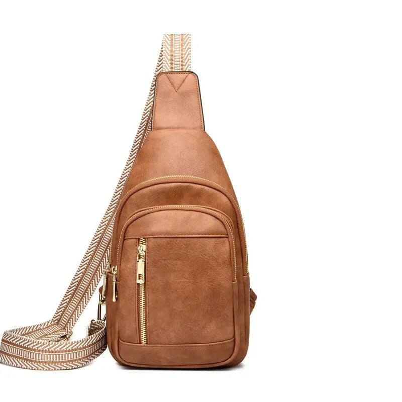 Leather Crossbody Handbag. - PryTheory