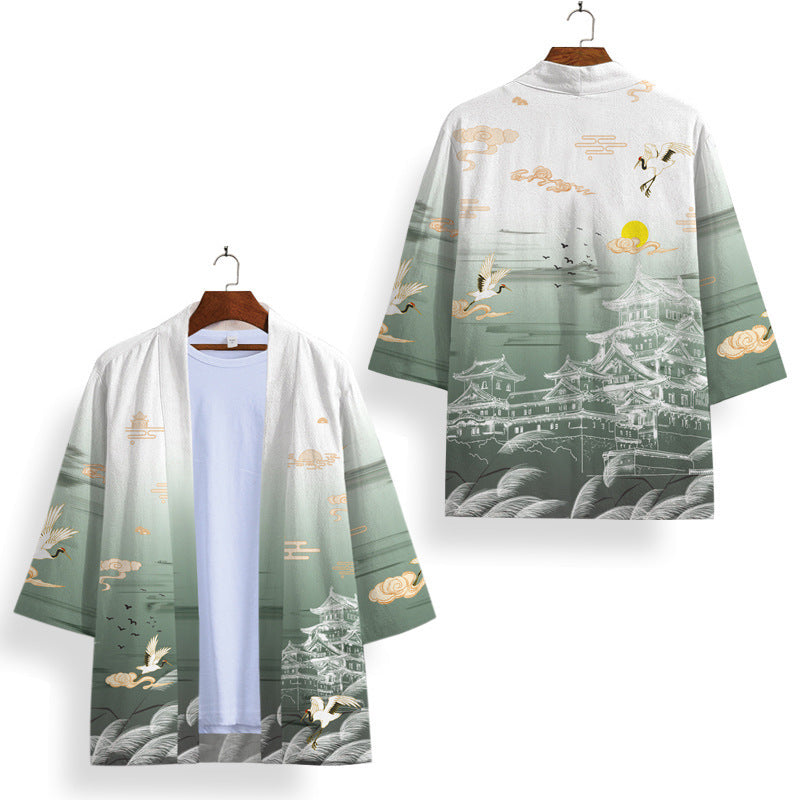 New Summer 3D Printed Retro Cardigan Jacket - PryTheory