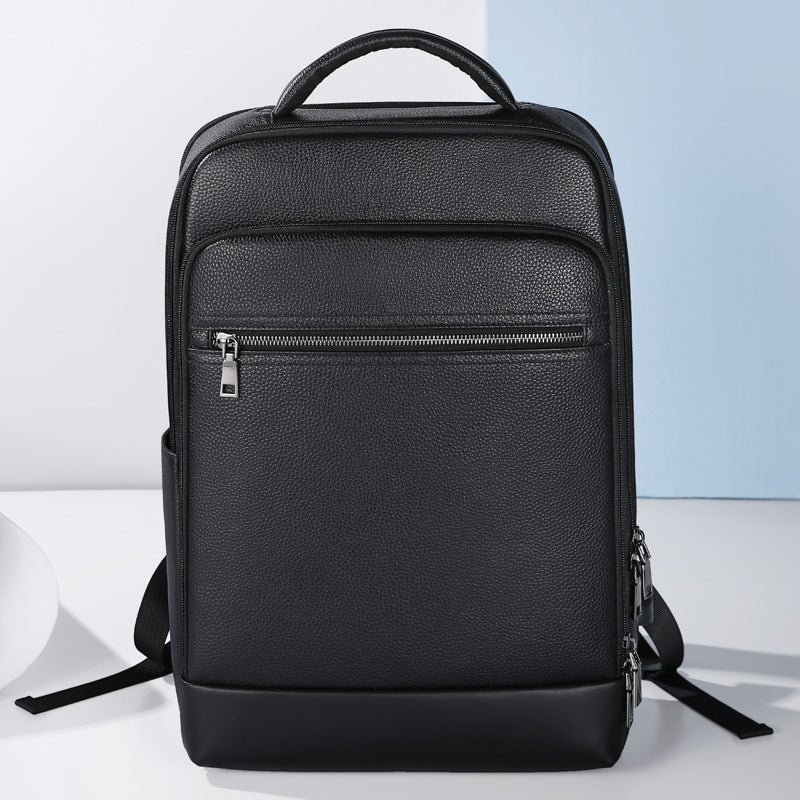 Leather Computer Backpack. - PryTheory