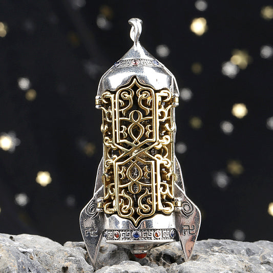 S925 Silver-Spaceman Necklace. - PryTheory