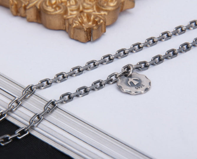 S925 Sterling Silver Morgan Blade Necklace. - PryTheory
