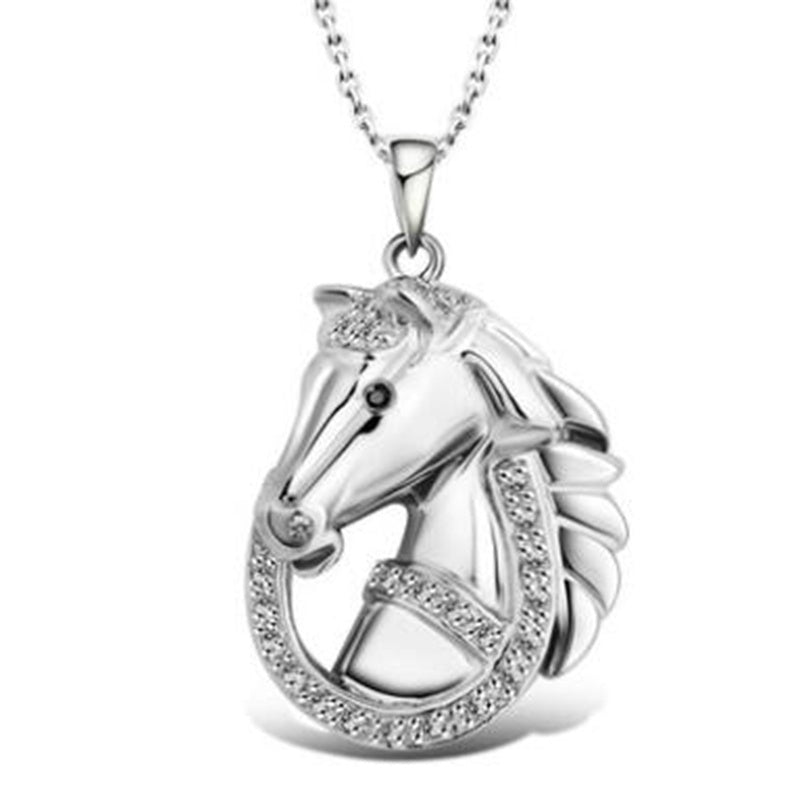 Horse To Success Natal Zodiac Patron Saint Necklace. - PryTheory