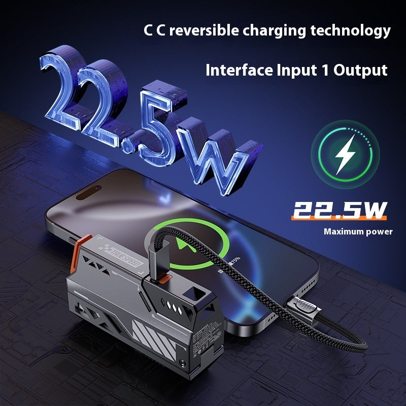 'Swappable Batteries Detachable Fast Charge Line Mobile Power Supply - PryTheory