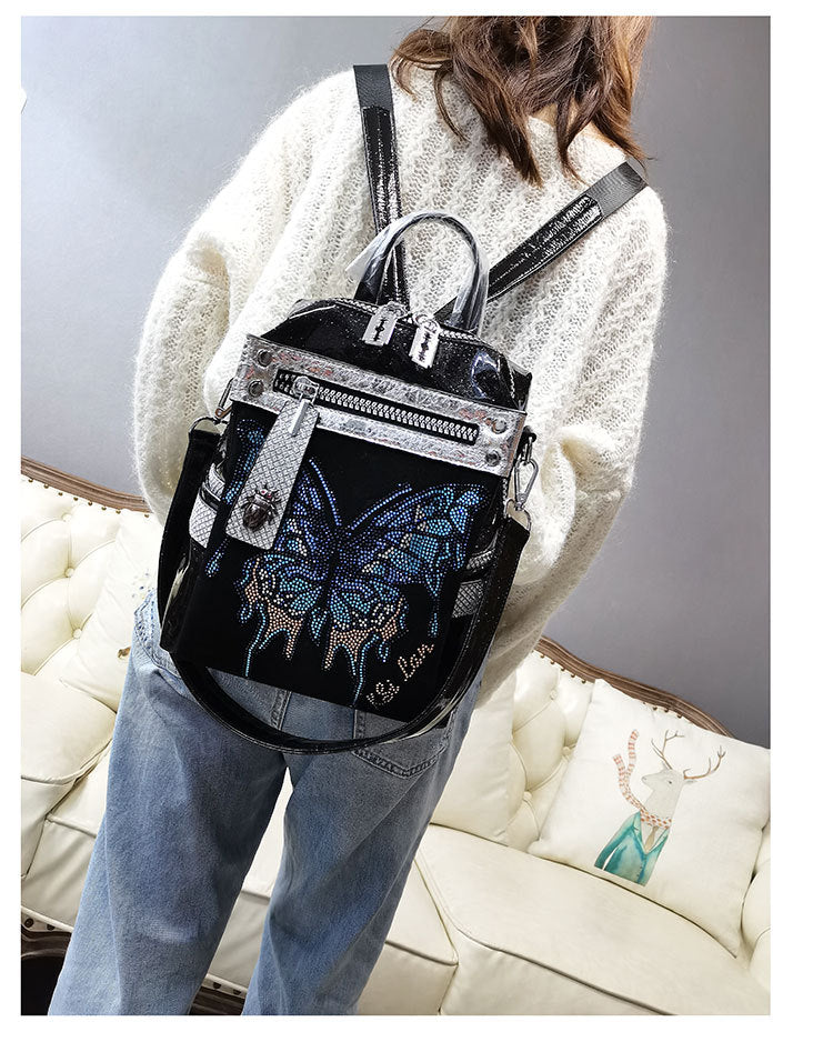 Delicate Rhinestone Personality Butterfly Shoulder Bag. - PryTheory