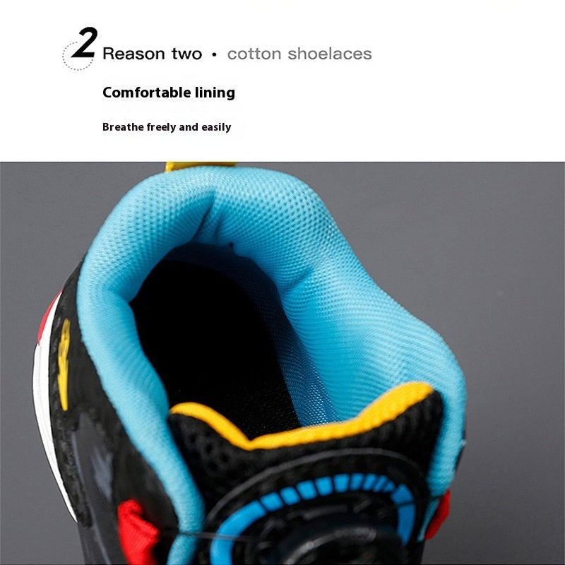 Cushion Rotating Button Running Shoes. - PryTheory