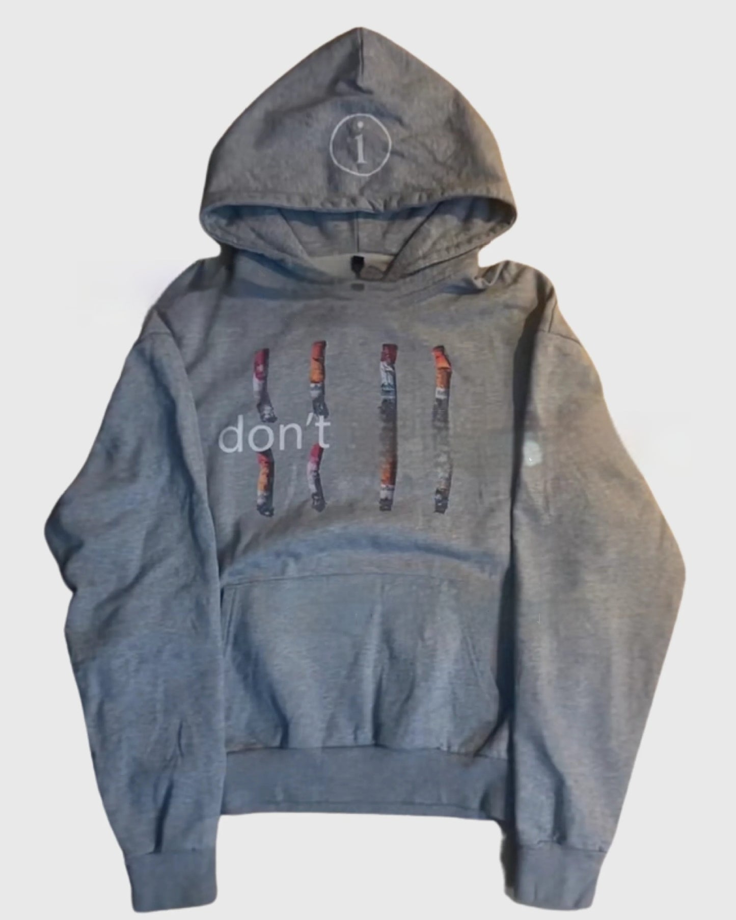 Letter Printed Hooded Men's Sweater - PryTheory