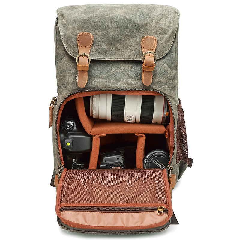 Canvas Camera/ Multi-functional Backpack. - PryTheory