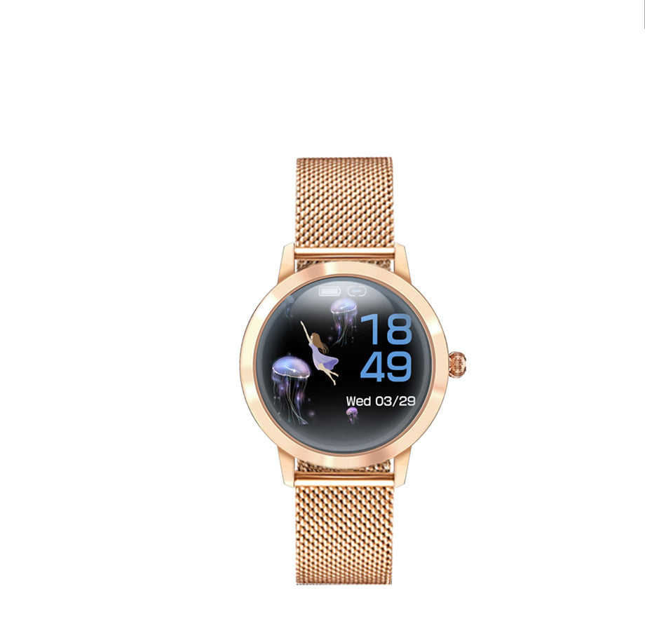 Smart Watch Round Bluetooth Paired Pedometer Heart Rate. - PryTheory