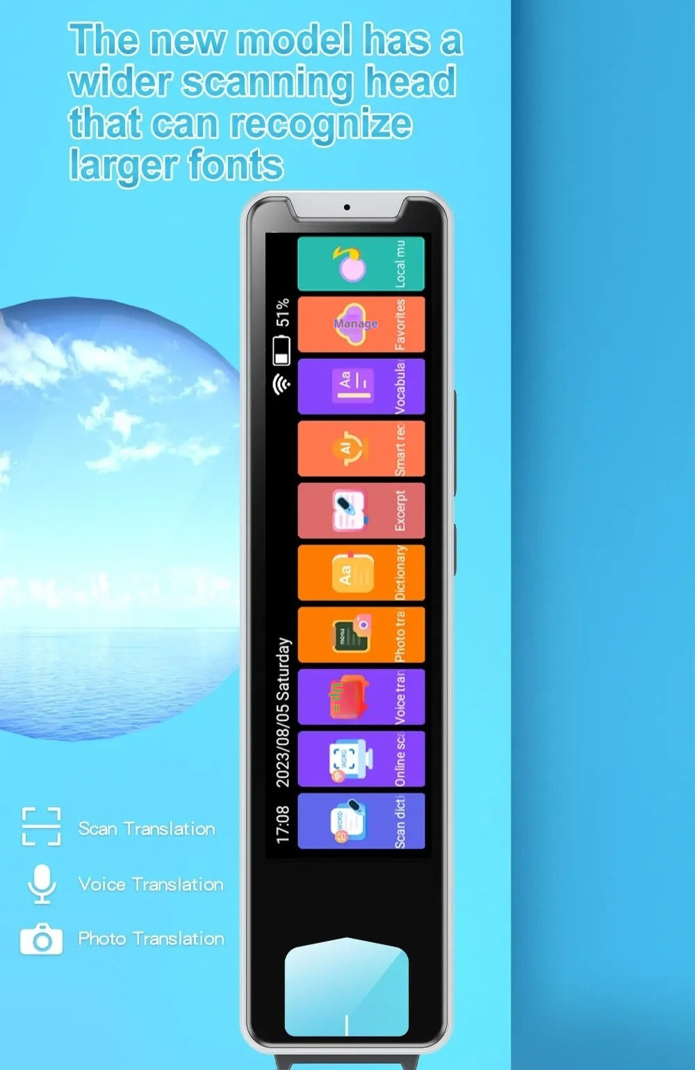 Multi-language Scanning Pen Translating Machine - PryTheory