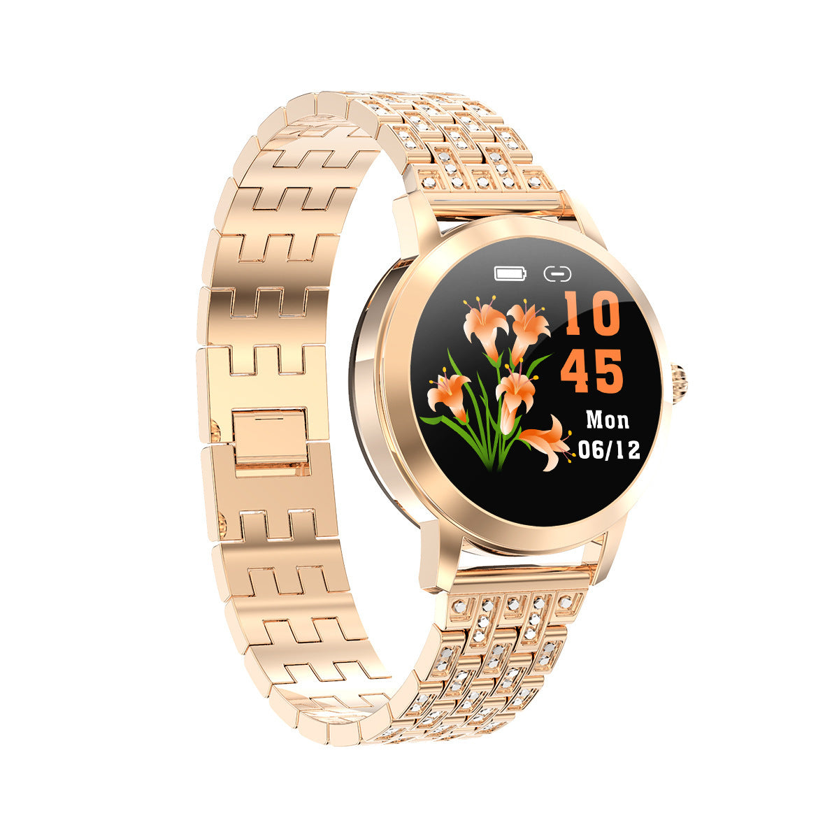 Smart Watch Round Bluetooth Paired Pedometer Heart Rate. - PryTheory