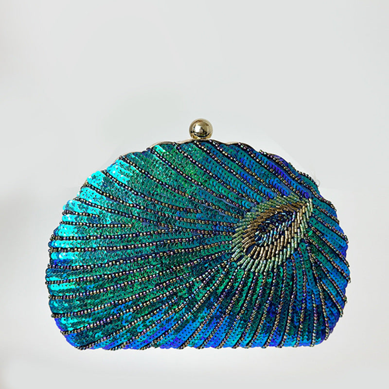 Beaded One-shoulder Crossbody Chain Handbag. - PryTheory