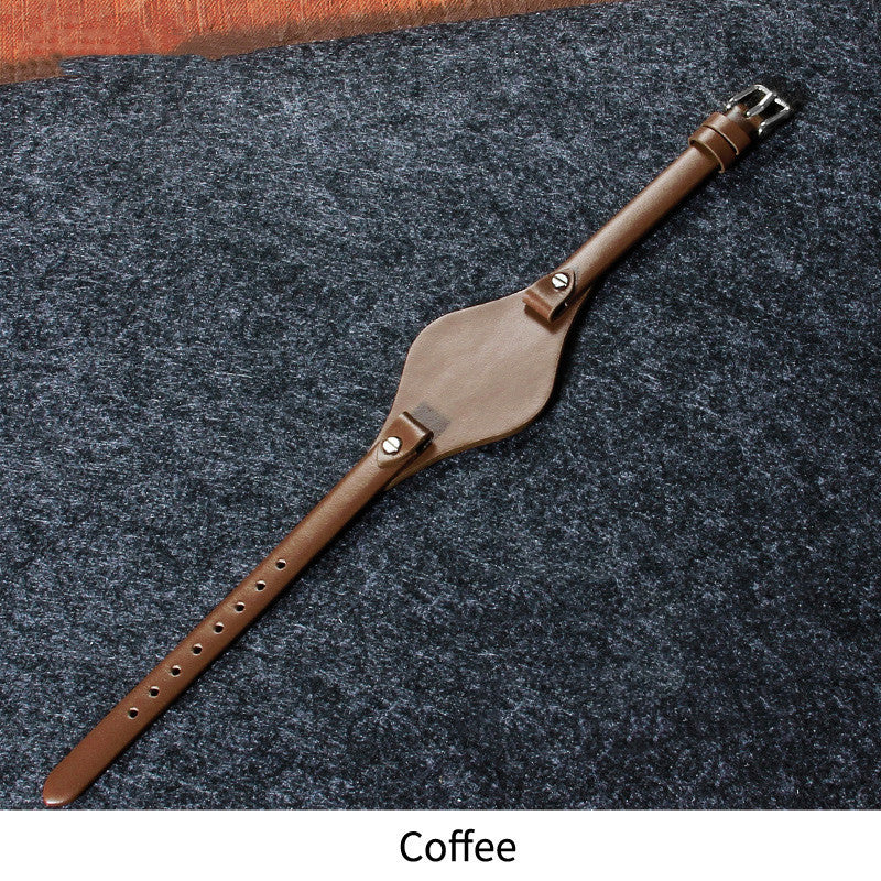 *Genuine Leather Cowhide Lady Tray Watch Band》