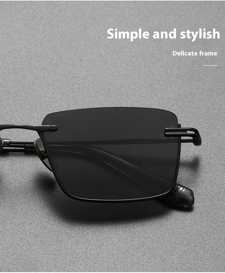 UV-proof Pure Titanium DTX416 With Myopic Glasses Option Fashionable Polarized Sunglasses For Women - PryTheory