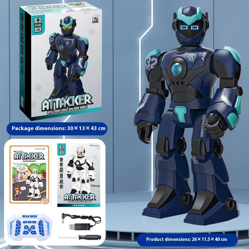 Children's Large Intelligent Remote Control Programming Interactive Robot Model