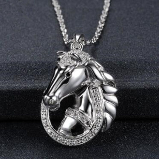Horse To Success Natal Zodiac Patron Saint Necklace. - PryTheory