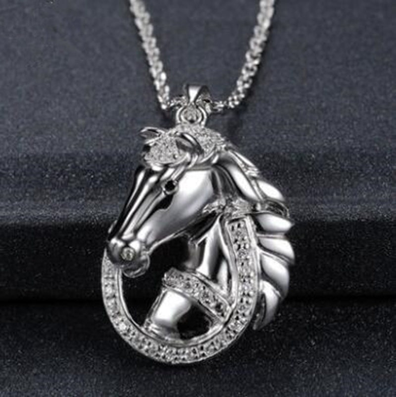 Horse To Success Natal Zodiac Patron Saint Necklace. - PryTheory