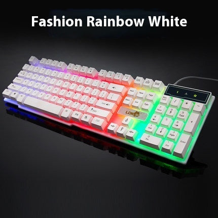 Industry gaming keyboard glowing usb cable gaming keyboard - PryTheory