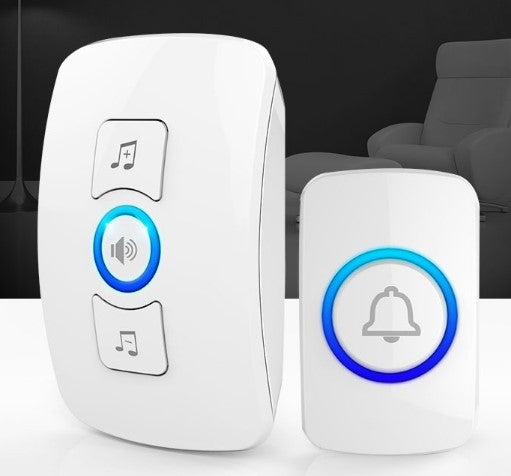 Wireless home doorbell remote AC remote control electronic senile caller. - PryTheory