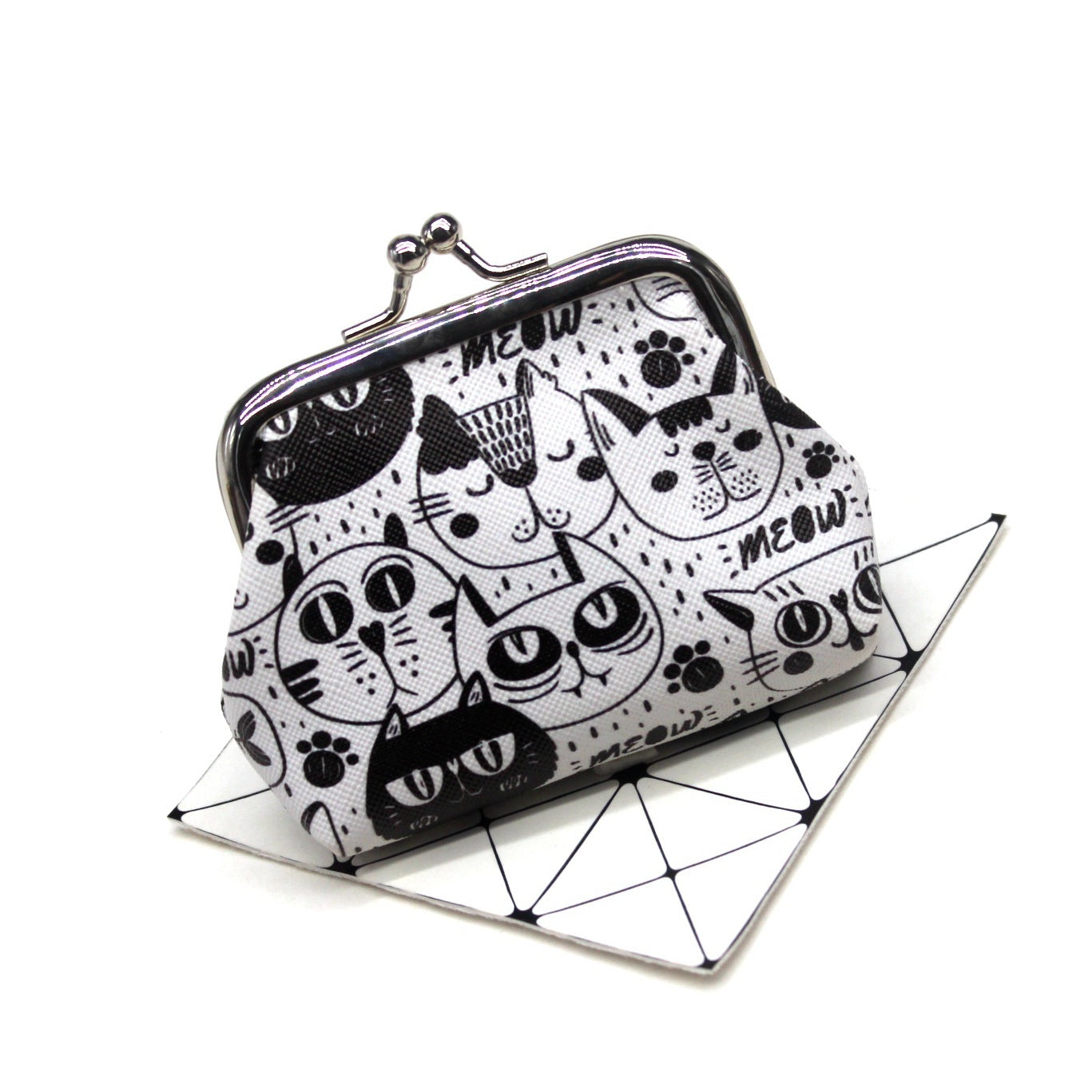 Cat print coin purse - PryTheory