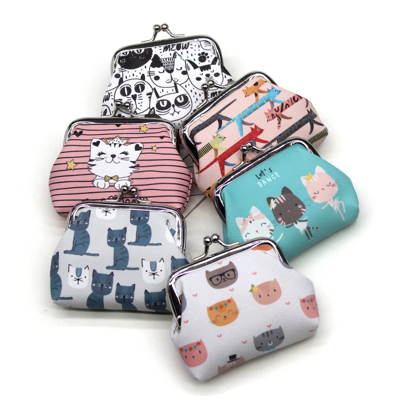 Cat print coin purse - PryTheory