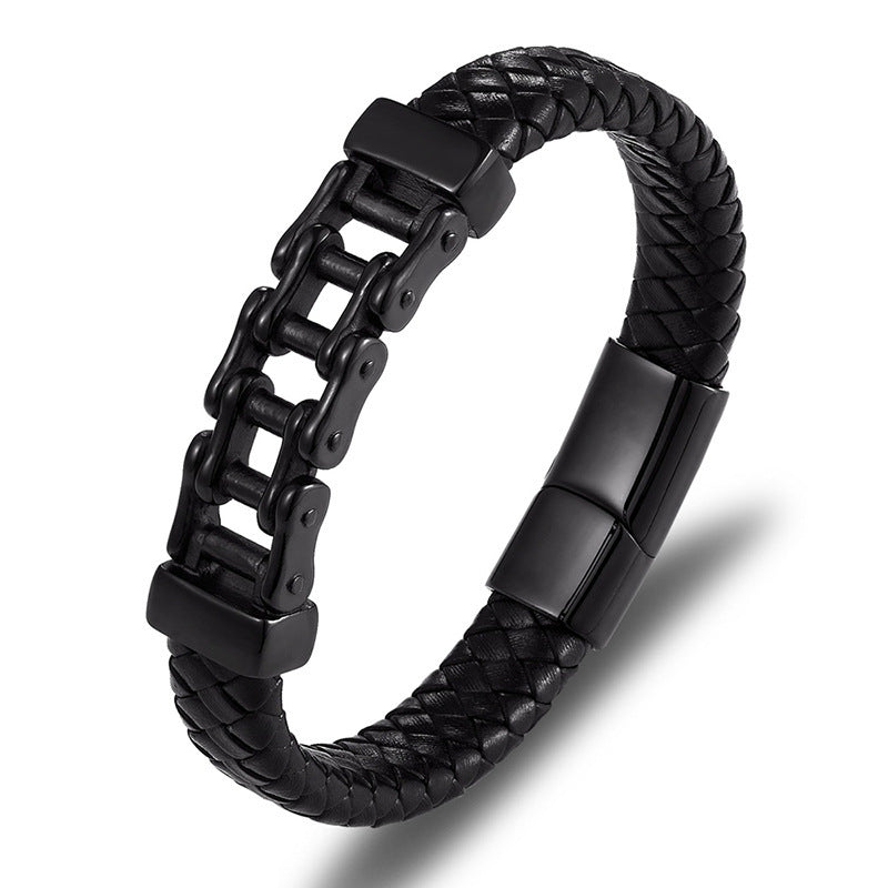 Leather Braided Bracelet,Custom, Cowhide Jewelry. - PryTheory