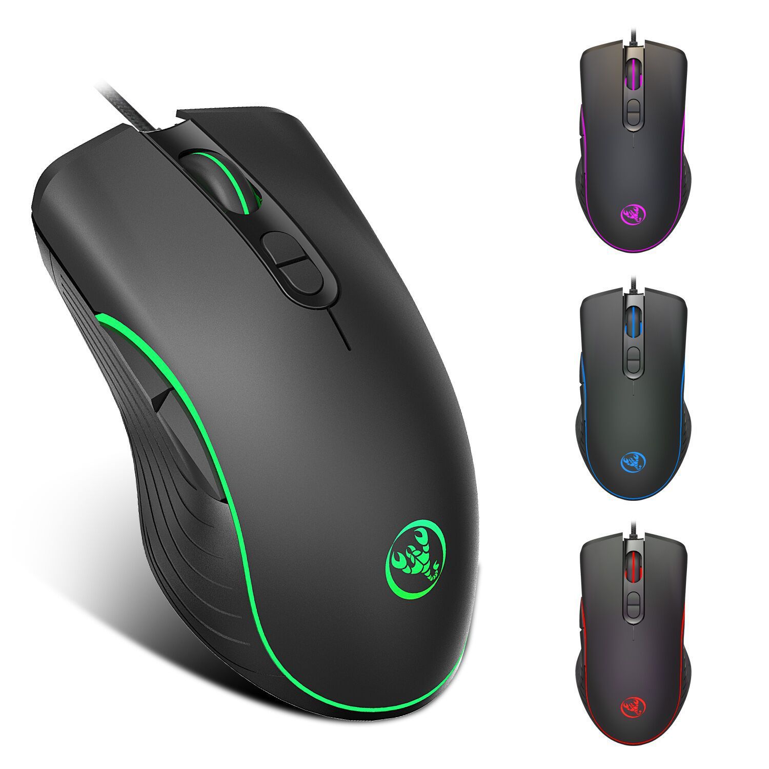 Glowing Gaming Mouse Gaming Wired Mouse - PryTheory