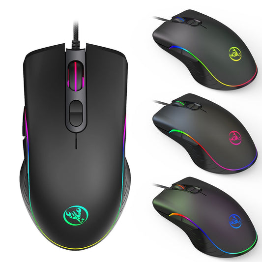 Glowing Gaming Mouse Gaming Wired Mouse - PryTheory