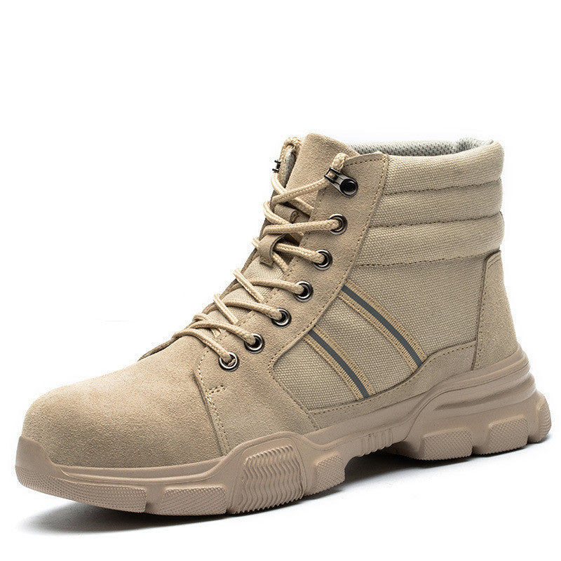 Oxford Cloth Anti-Smashing And Anti-Piercing High-Top Shoes. - PryTheory