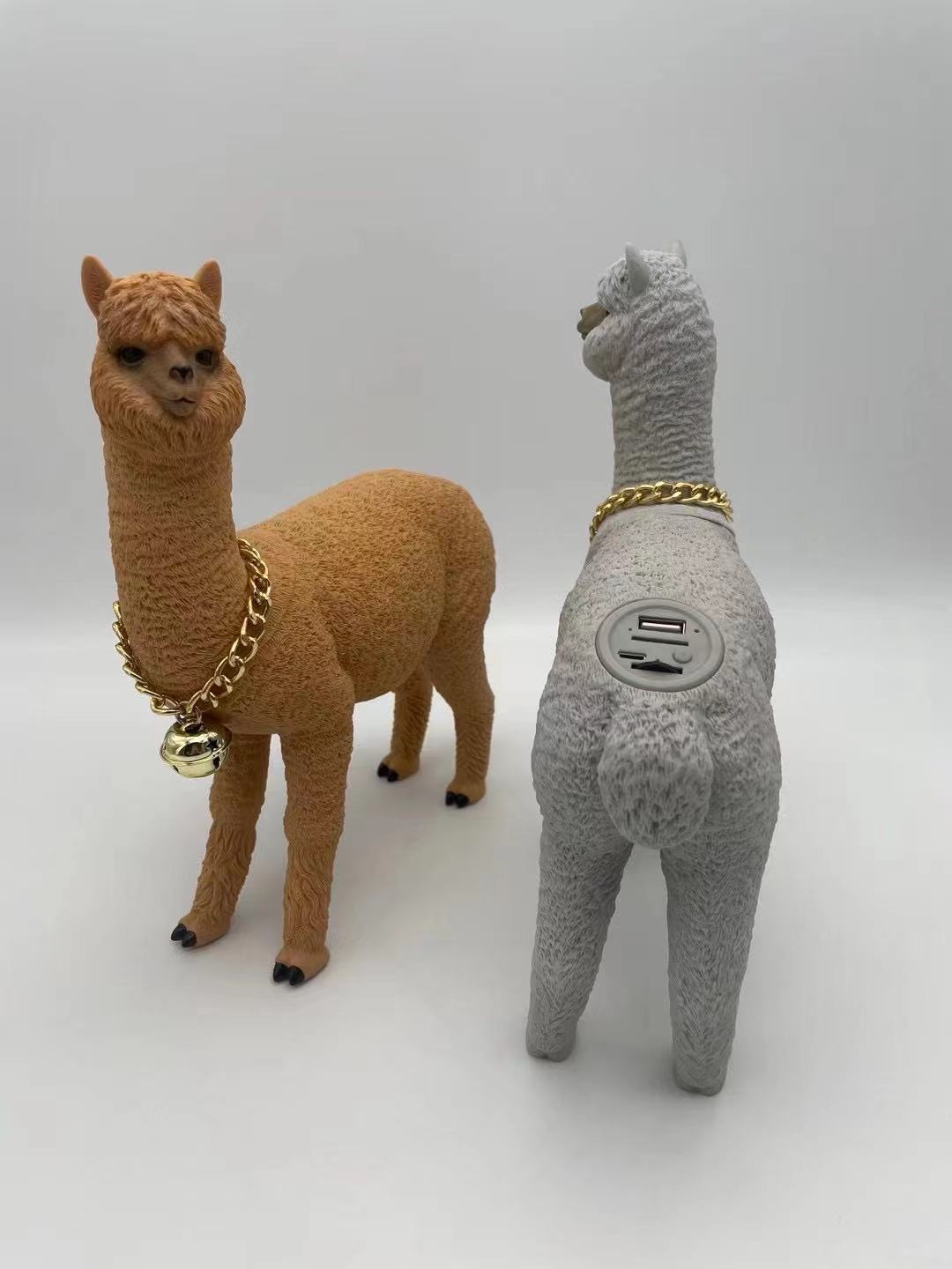 Cartoon Alpaca Card FM Radio/ Wireless Subwoofer Sound Box For PC Computer Audio Center. - PryTheory