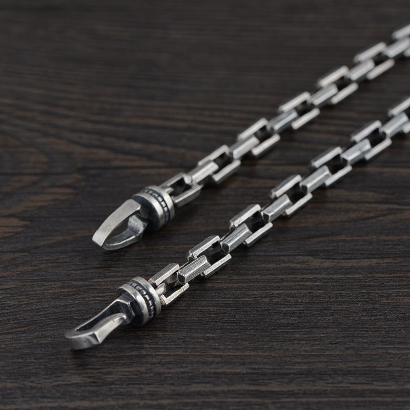 Silver Antique Finish Chain