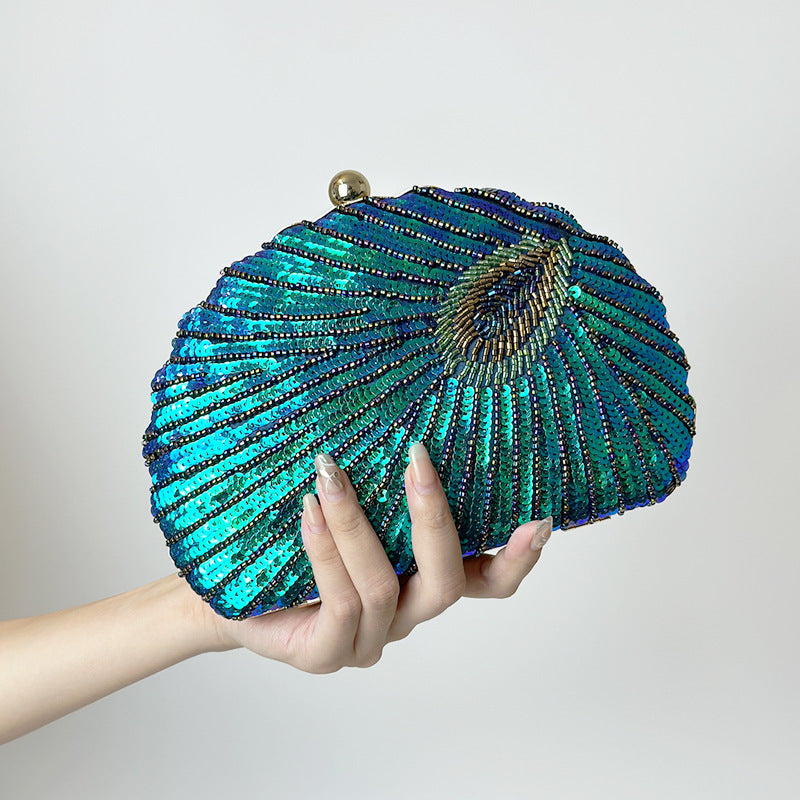 Beaded One-shoulder Crossbody Chain Handbag. - PryTheory