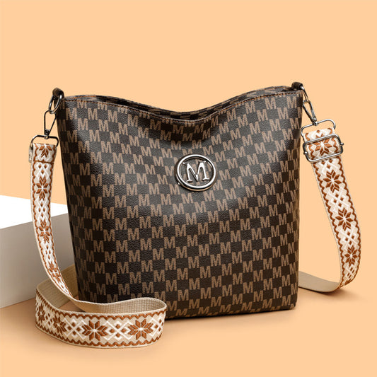 Soft Leather Retro Simple All-match Fashion Shoulder Bag - PryTheory
